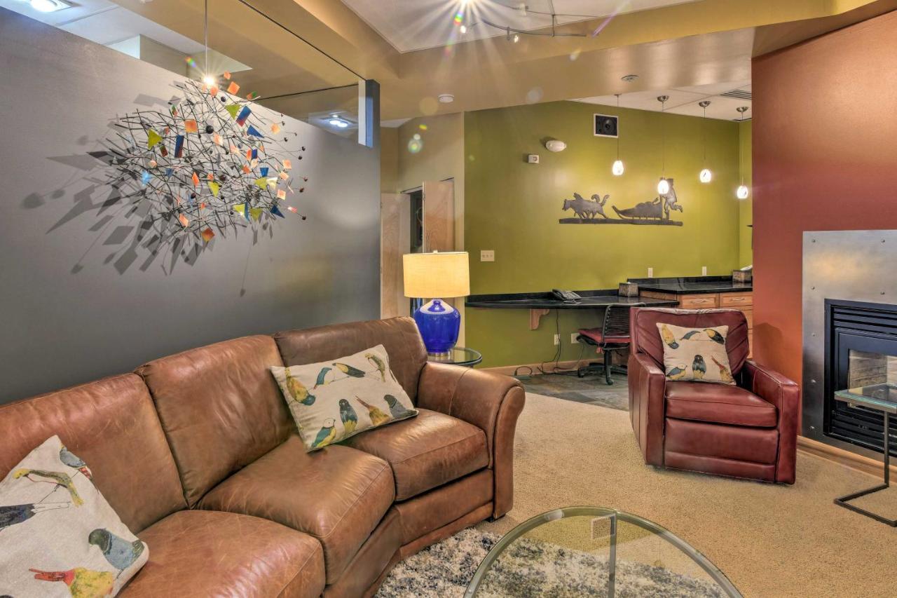 Idyllic Dtwn Anchorage Condo With Fireplace! エクステリア 写真